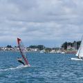 planche à voile et voile