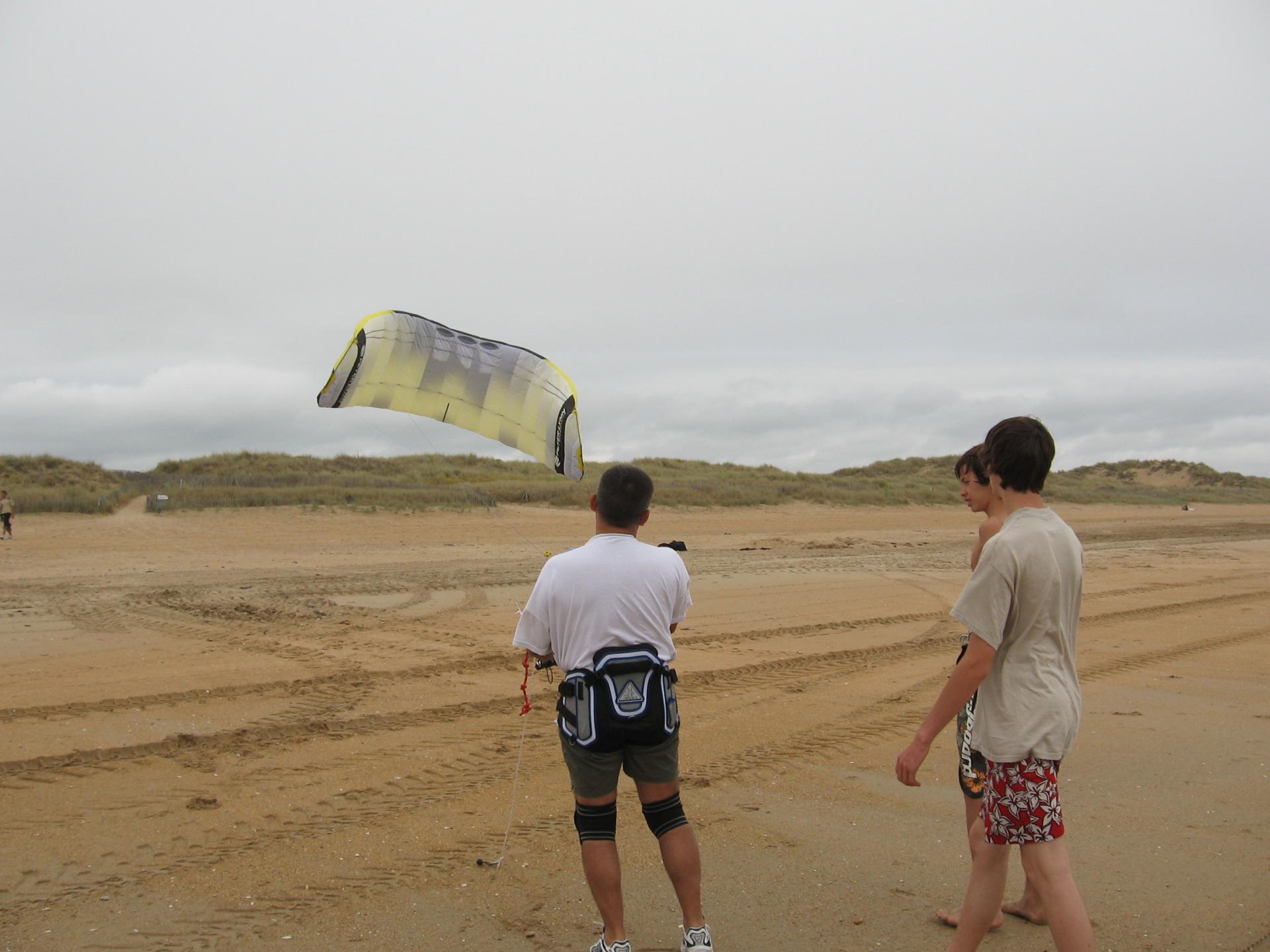 plage de Kerillio côté kite surf